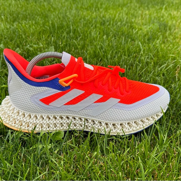 Running shoes Adidas 4DFWD 2 Solar red blue mens brand new 9 9,5 10 us - Picture 6 of 8